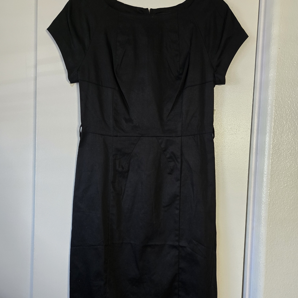 Nicole Elegant Black Mini Dress